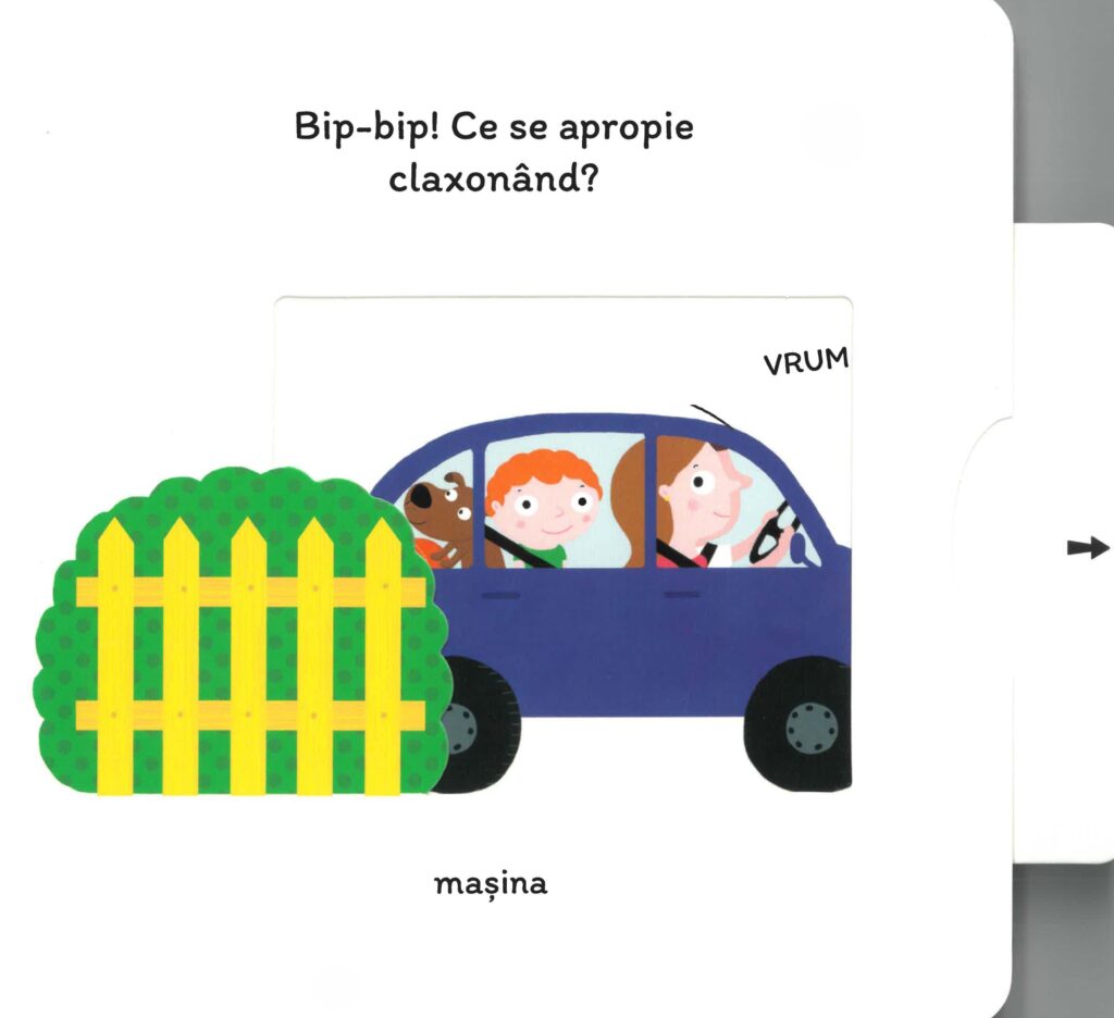 Carte cu mecanisme Vehiculele cu masini